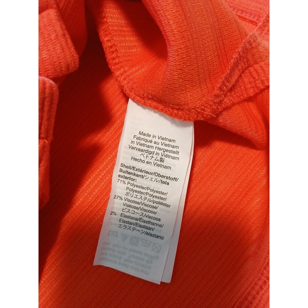 J. Crew Orange Button-Front Ribbed Tank - Picture 11 of 12